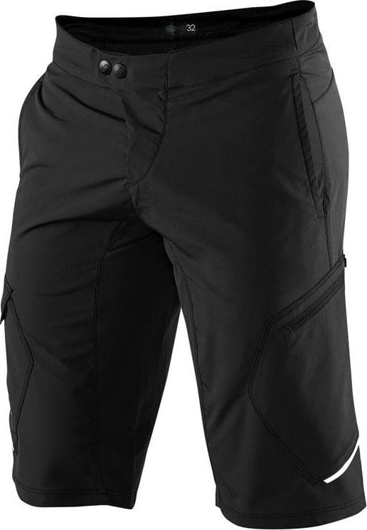100% Szorty męskie 100% RIDECAMP Shorts black roz.38 (52 EUR) (NEW)