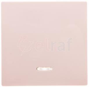 Schneider Merten System M Klawisz pojedynczy z sygnalizacją kremowy (MTN436044)