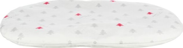 Trixie Poduszka świąteczna Nivia, dla psa/kota, owalna, kremowa, 98 x 62 cm