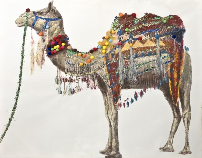 Witek Home Obraz 150x120cm Wielbłąd Baktrian