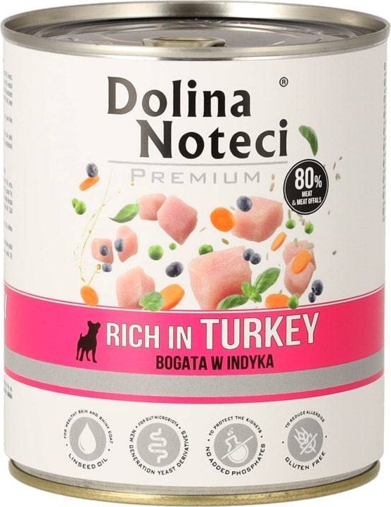 Dolina Noteci Premium z indykiem 800g