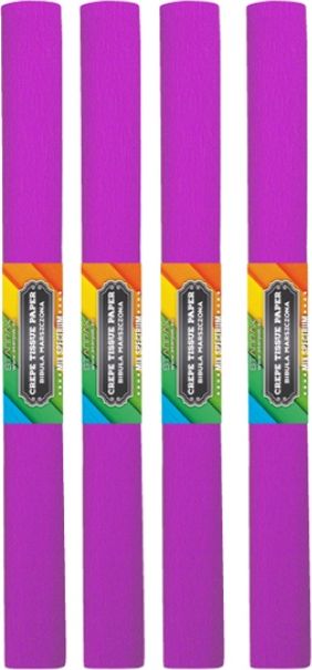 Starpak Bibuła marszczona 50x200cm różowa ciemna 10szt.