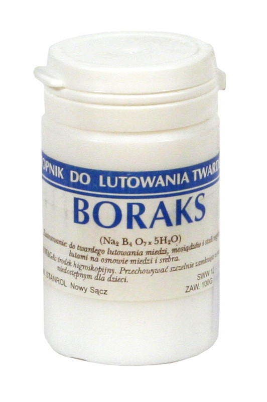 Boraks do lutowania twardymi lutami mosiężnymi 0,5kg