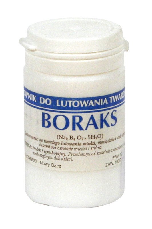Boraks do lutowania twardymi lutami mosiężnymi 0,5kg