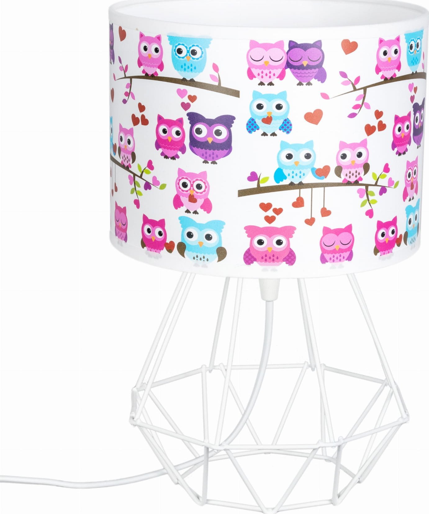 Solar Lampka dziecięca sowy na gałęzi