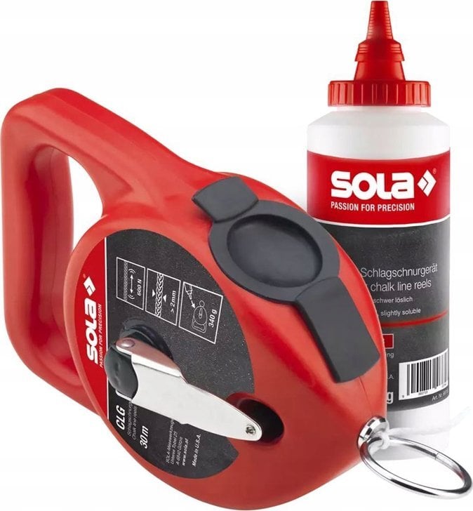 Sola SOLA SZNUREK TRASERSKI 30m CLG 30 SET R + KREDA CZERWONA