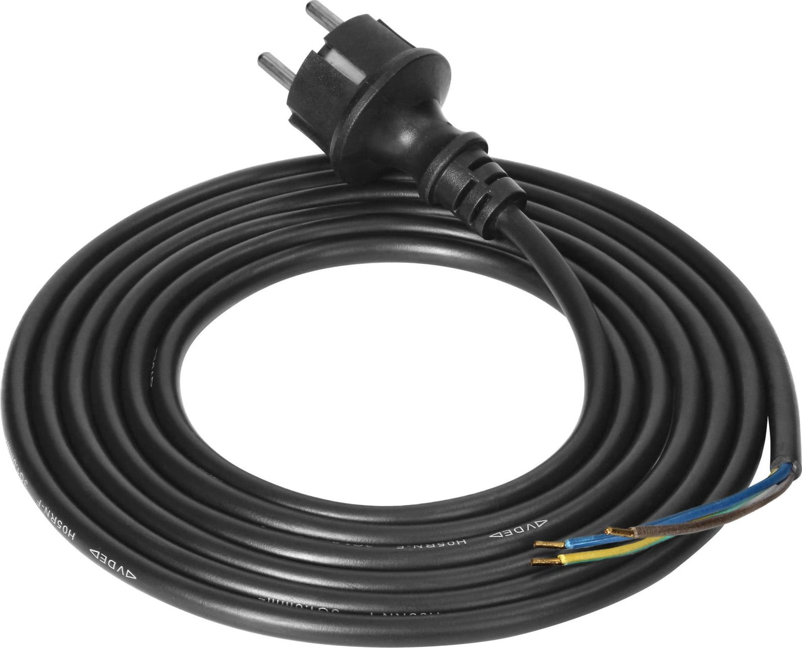 Orno Przewód przyłączeniowy, wtyczka guma, 3x1,5mm2, 3m