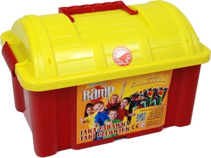 4M Klocki BAMP Konstrukcyjne Przestrzenne 500 Elem. KRAKÓW Słomki konstrukcyjne 500 elementów Bamp