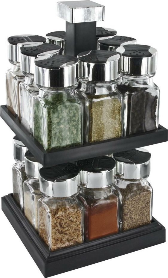 Intesi Stojak na przyprawy 2-poziomowy kwadratowy