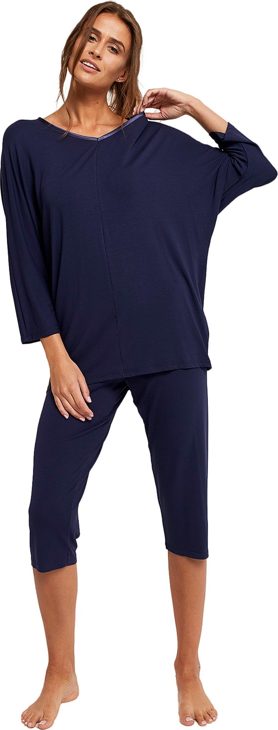 Italian fashion Piżama dam. SONG 3/4+3/4 r.3-6 XL