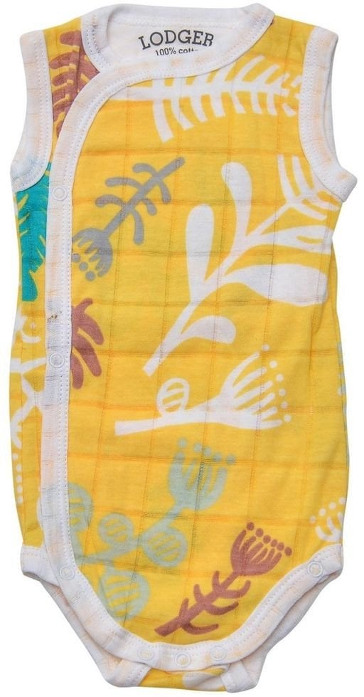 Sale! Lodger Romper Botanimal cotton sleeveless bodysuit Spring 62 cm RF 053_62