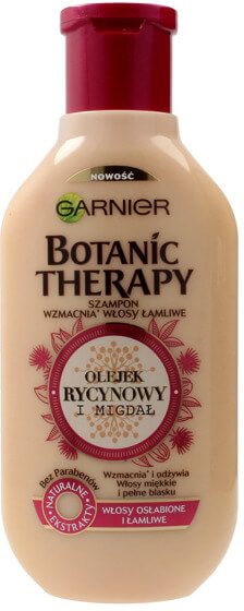 Garnier Botanic Therapy Olejek Rycynowy i Migdał Szampon do włosów osłabionych i łamliwych 400ml