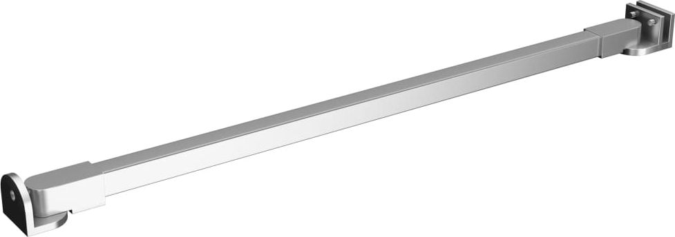 vidaXL Wspornik do parawanu na wannę, stal nierdzewna, 47,5 cm