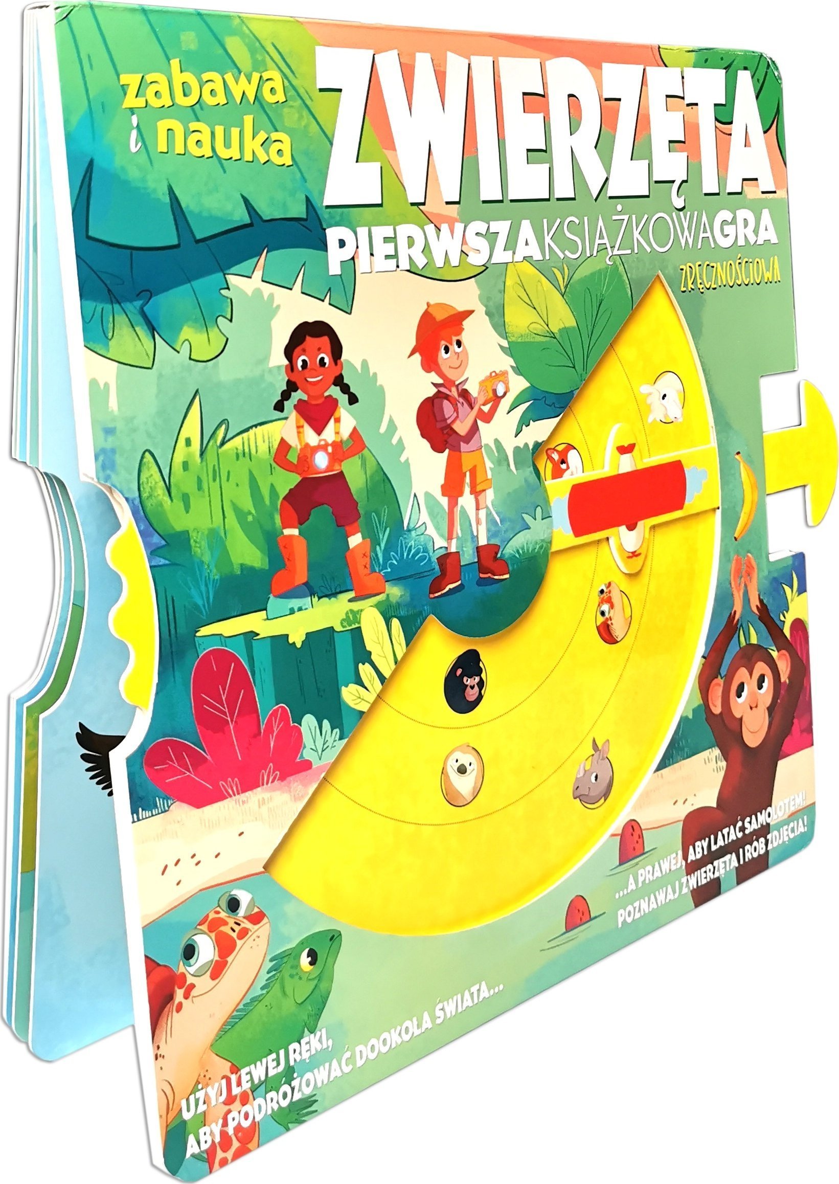 Zwierzęta. Pierwsza książkowa gra zręcznościowa