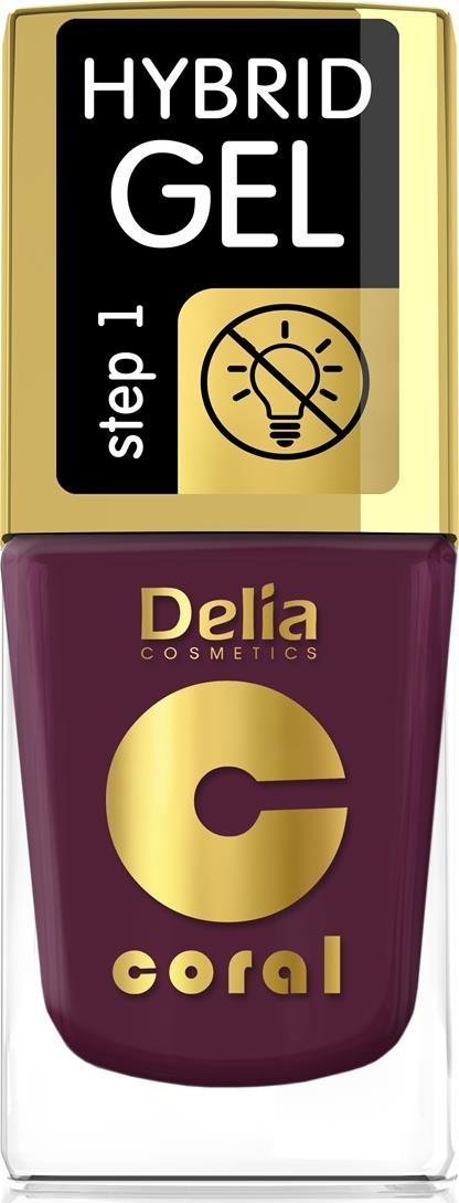 Delia Delia Cosmetics Coral Hybrid Gel Emalia do paznokci nr 72 11ml
