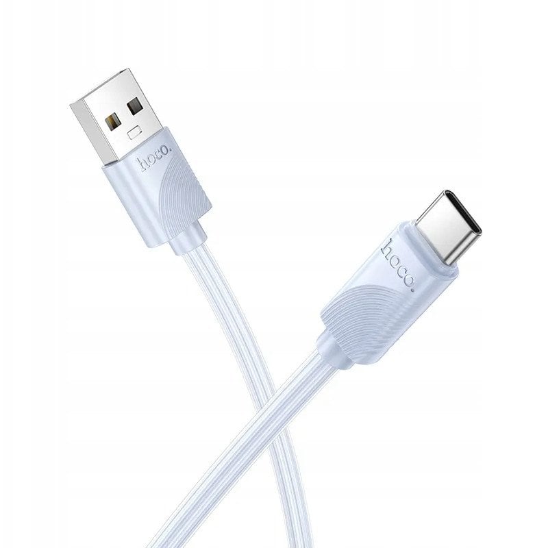 Kabel USB A do USB C Hoco 3A 1 m X114 niebieski