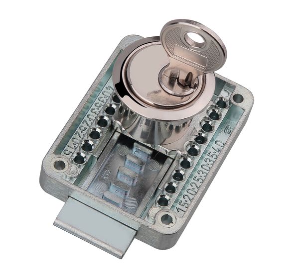 LOB Zamek meblowy z regulacją niklowany 1szt. ZMB3