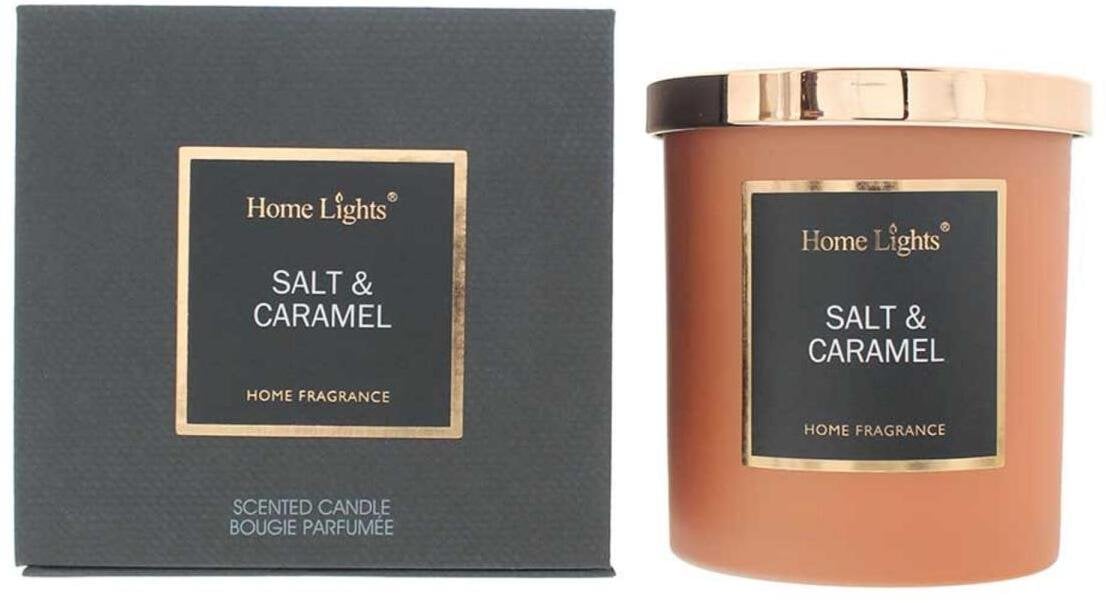 Home Lights, Salt & Caramel, Scented Candle, 215 g Unisex
