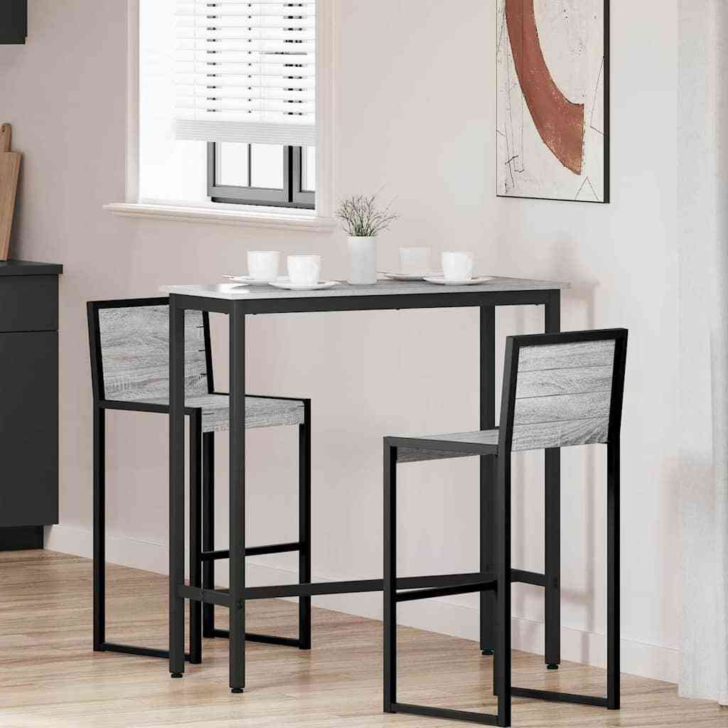 vidaXL stół Szary Sonoma 100 x 40 x 100,5 cm