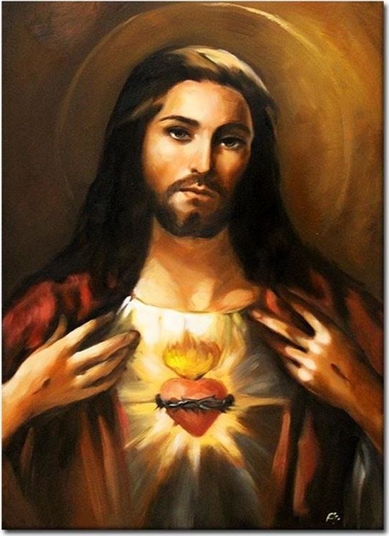 GO-BI Obraz "Chrystus" ręcznie malowany 50x70cm