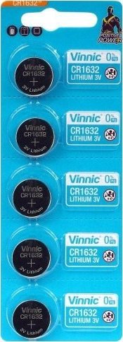 Vinnic VINNIC BATERIA LITOWA GUZIKOWA CR1632 BLISTER 5 SZTUK CR1632
