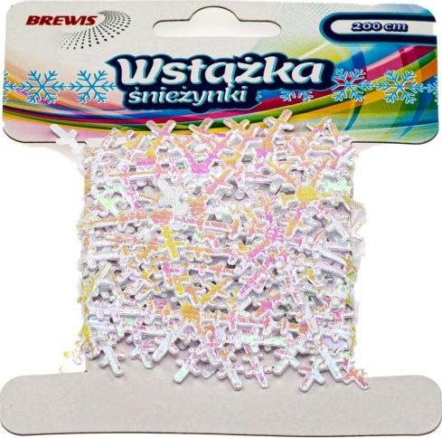 BREWIS Wstążka satynowa WX1 śniezynki Brewis