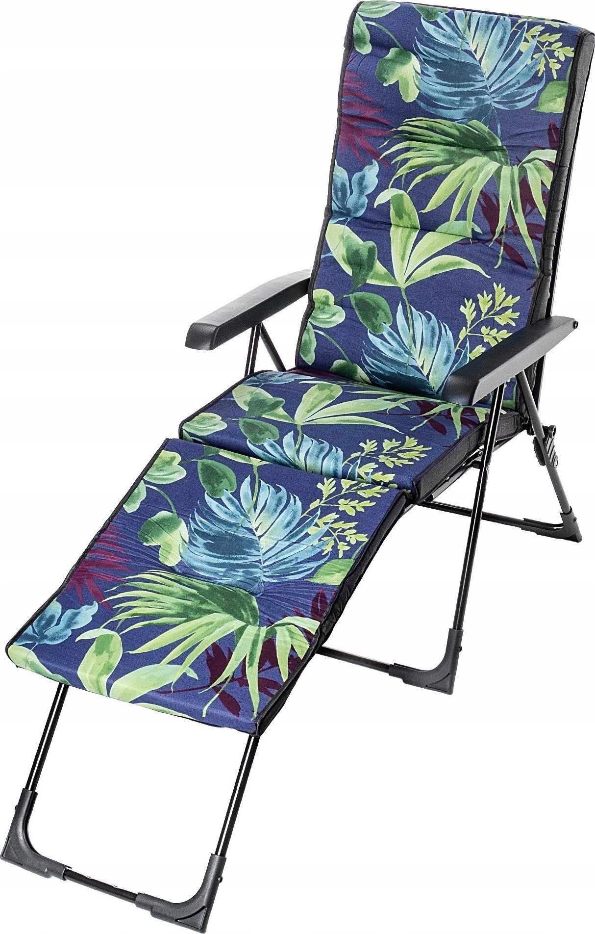 Kadax KADAX Leżak Ogrodowy Fotel Leżanka Podnóżek 2W1