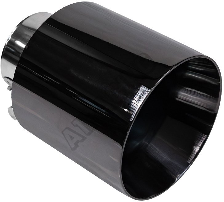 Końcówka tłumika 127mm wejście 70mm Gloss Black