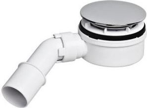 Syfon McAlpine Syfon brodzikowy z pokrywą 90mm chrom (HC2730LCPN-PB)