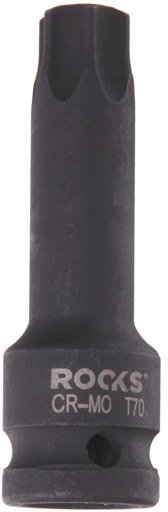 ROOKS KLUCZ TRZPIENIOWY UDAROWY 1/2", 75 MM, TORX T 70