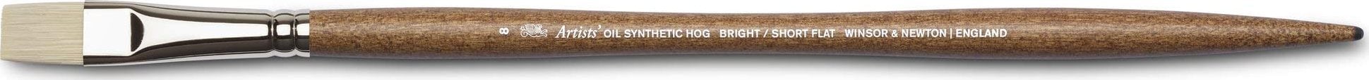 ARTISTS' OIL SYNTHETIC HOG BRUSH BRIGHT SIZE 8
