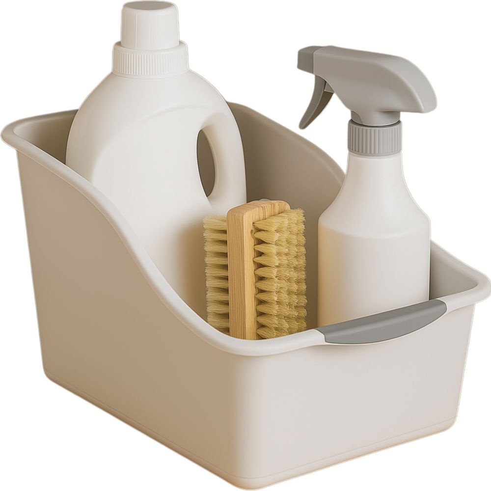 Organizer kuchenny plastikowy pojemnik do szafki na chemię kuchnia łazienka