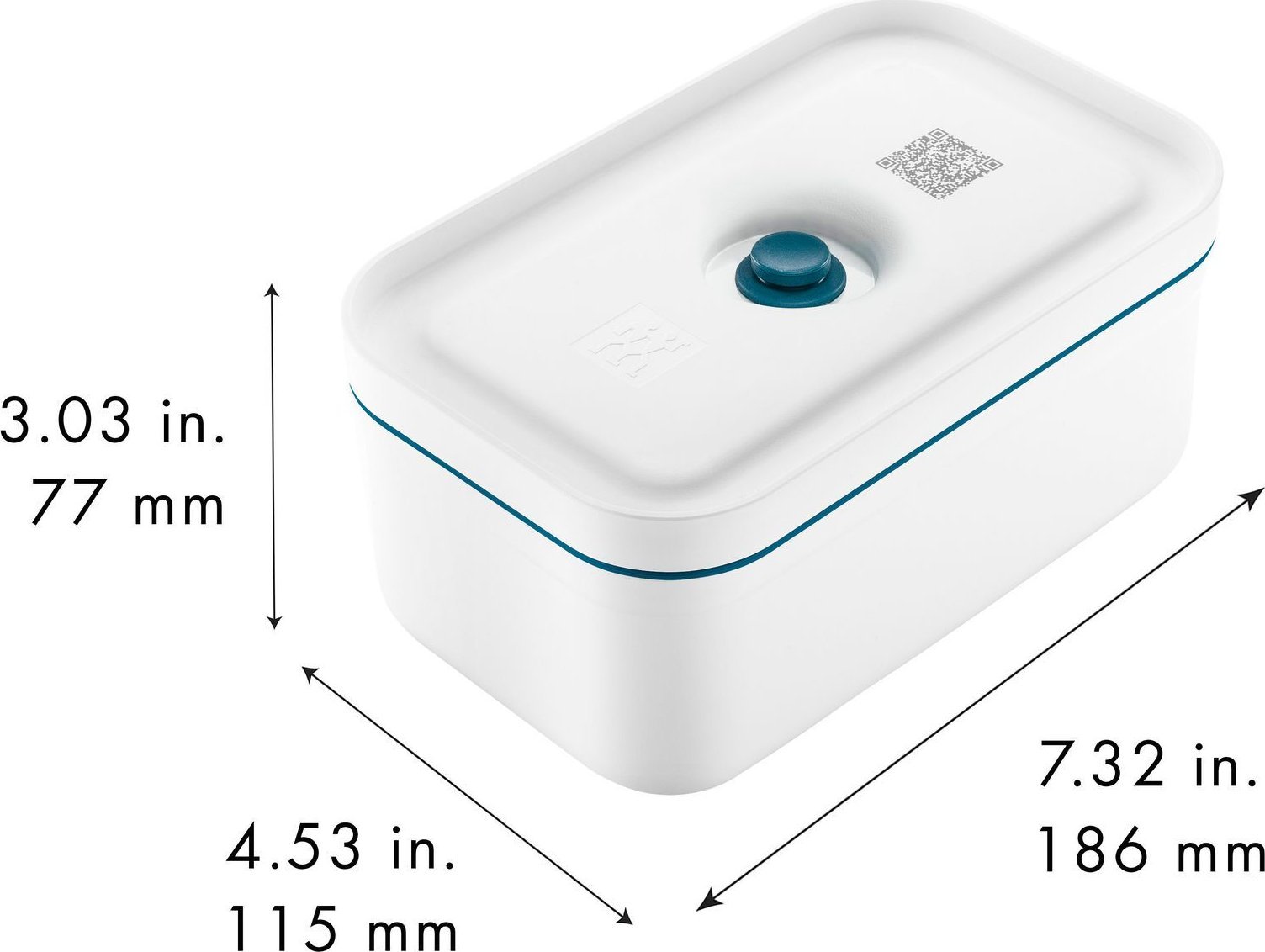 Zwilling Zwilling Fresh&Save Lunch box próżniowy plastikowy 0,8 ltr morski