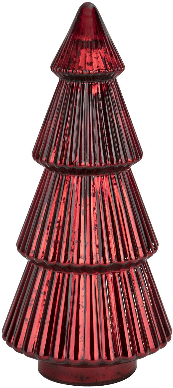 Ozdoba szklana Choinka czerwona średnia 39 cm