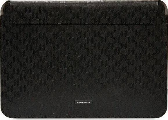 Etui Karl Lagerfeld Karl Lagerfeld Sleeve KLCS14SAKLHPK 14" czarny/black Saffiano Plaque