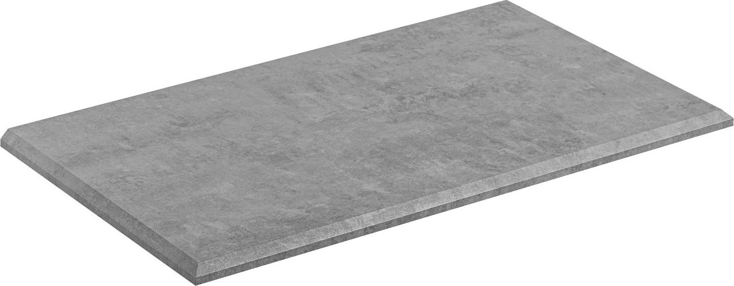 Comad Blat pod umywalkę nablatową, Havana, 80 cm, jasny beton, mat