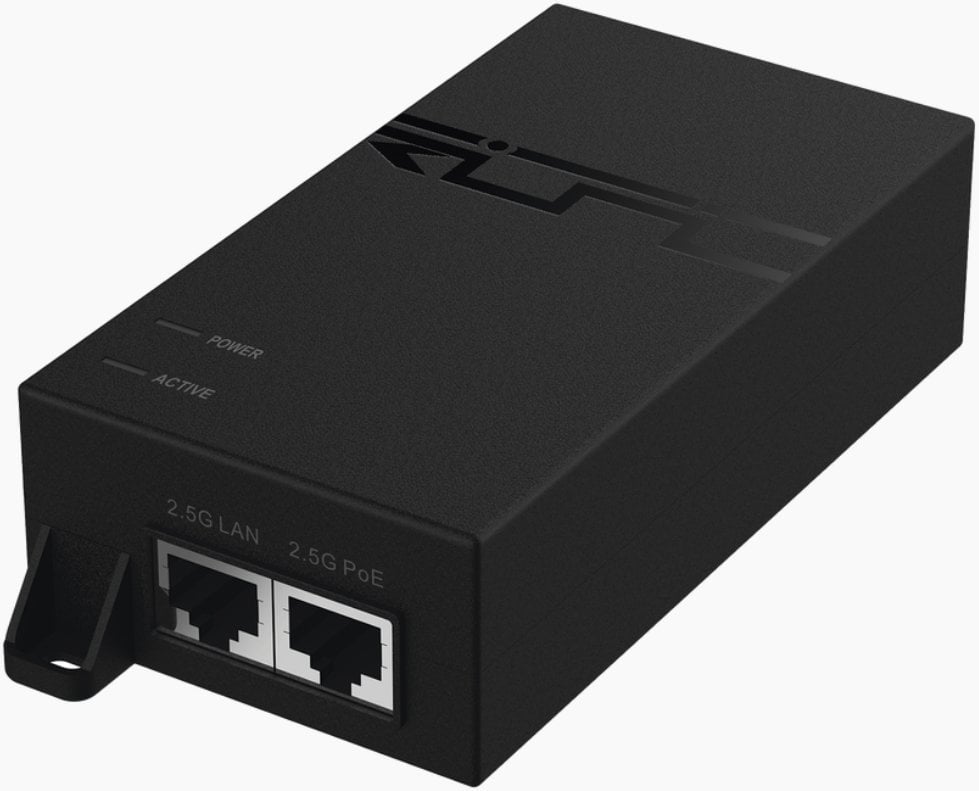 Ruijie RG-POE-50-60W-MG - 2.5 Gigabit Ethernet - 10,100,1000,2500 Mbit/s - IEEE 802.3at - IEEE 802.3bt - Schwarz - 100 m - 60 W (RG-POE-50-60W-MG)