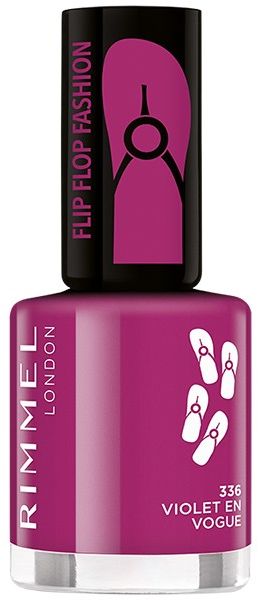 Rimmel Lakier do paznokci Flipflop Fashion 336 Violet En Vogue 8ml