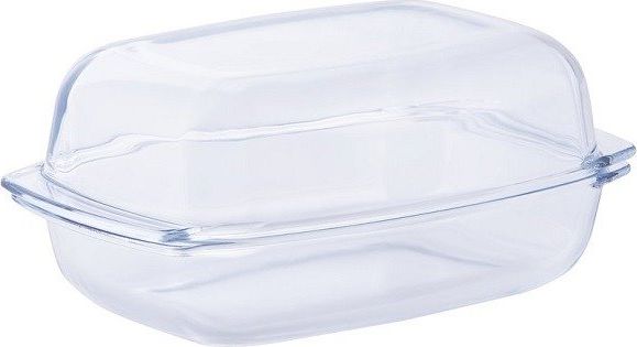 Termisil Naczynie Żaroodporne Brytfanna Szklana z Pokrywką 5,5 l Termisil uniwersalny