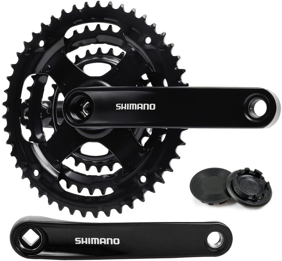 Mechanizm korbowy Shimano Tourney FC-TY301 170 mm 48x38x28 170 mm bez osłony do napędów 6-7-8 rzędów