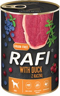 Rafi RAFI PIES pusz.400g KACZKA, BORÓWKA, ŻURAWINA