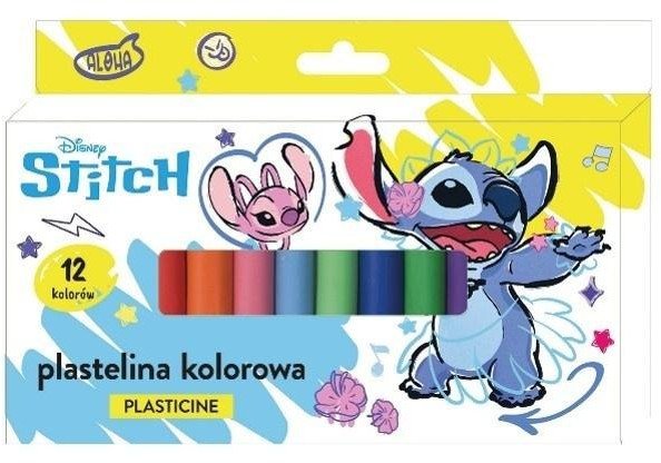 Beniamin Plastelina 12 kolorów Stitch