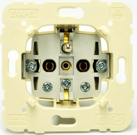 Efapel EFAPEL LOGUS90 GNIAZDO POJEDYNCZE Z UZIEMIENIEM 21111