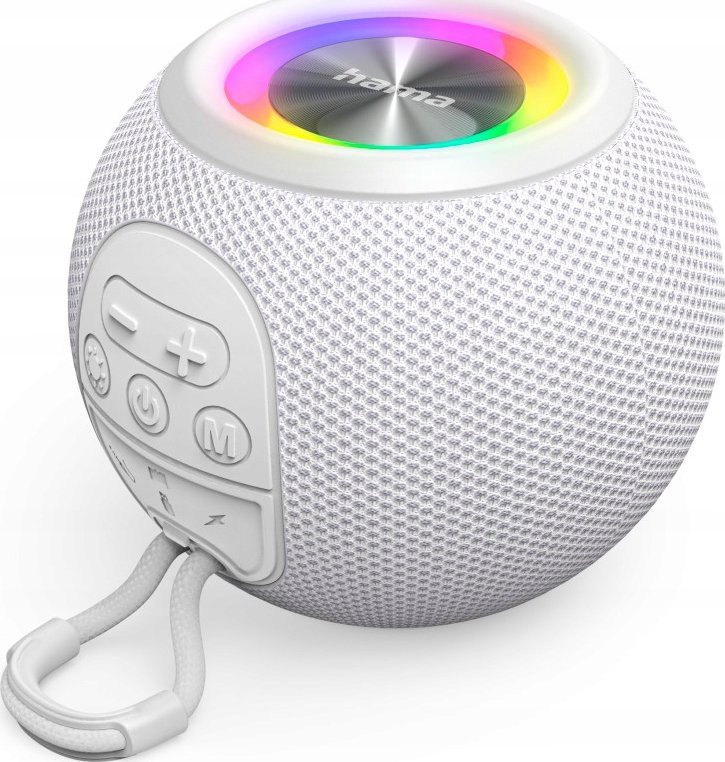 Głośnik Hama GŁOŚNIK MOBILNY BLUETOOTH HAMA "BALLSHAPE 3.0" BIAŁY