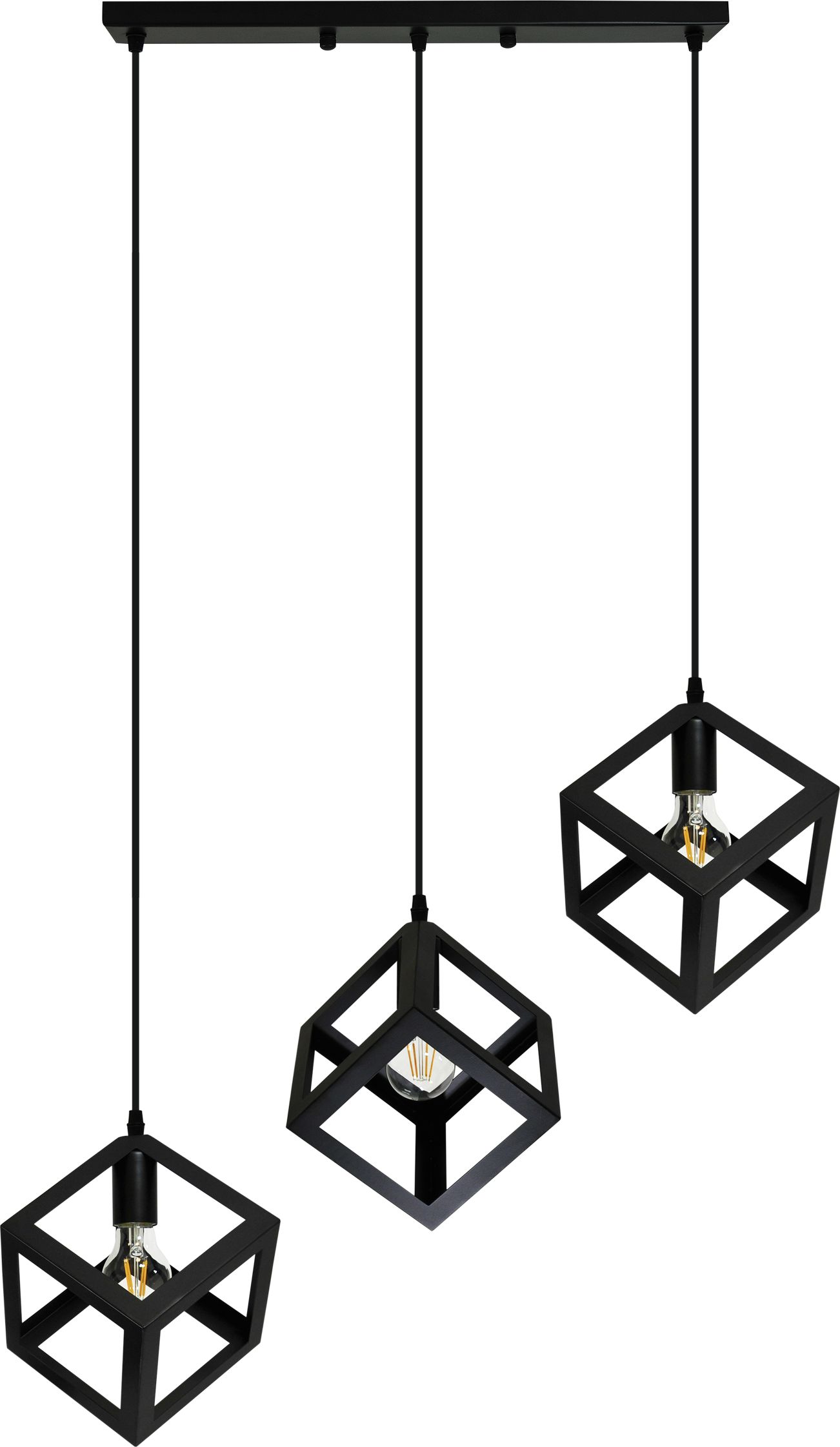 Lampa wisząca Polux Lampa sufitowa czarna nad stół Polux SWEDEN 310361