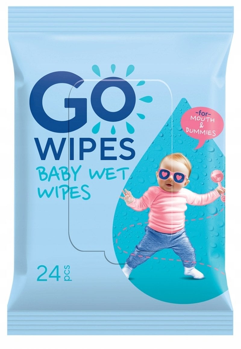 Chusteczki nawilżane dla noworodków GOWIPES, 24 szt.