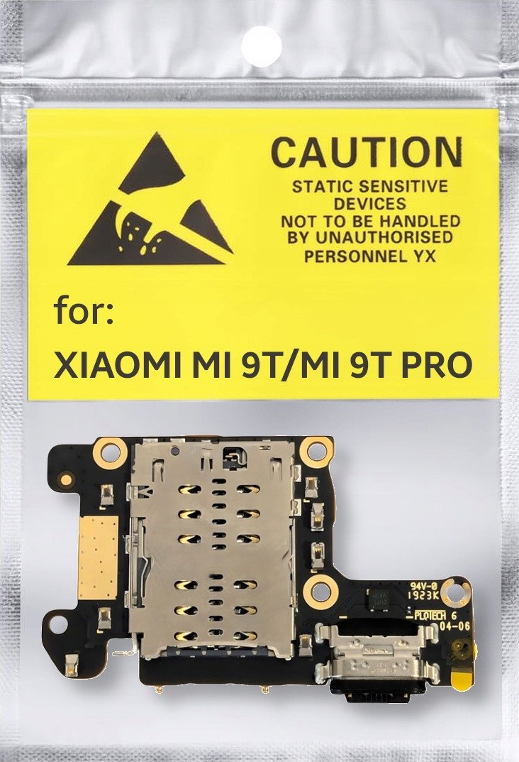 Oryginał Płytka Gniazdo Ładowania USB do Xiaomi Mi 9T / Mi 9T Pro M1903F10G (5904858345854)