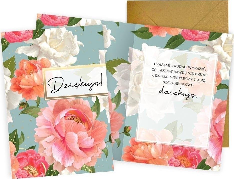 KUKARTKA Karnet Podziękowania