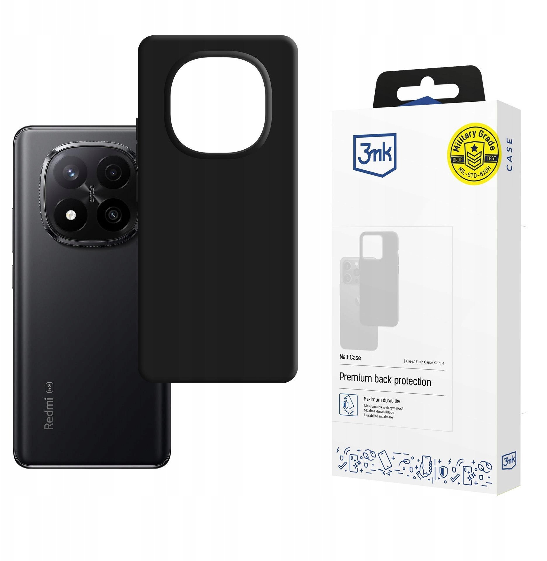 Redmi Note 14 Pro+ - 3mk Matt Case Pro