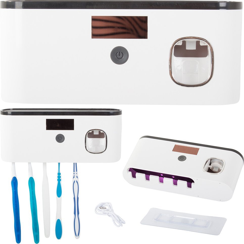 Verk Wieszak sterylizator uv do szczoteczek dozownik Wieszak sterylizator uv do szczoteczek dozownik